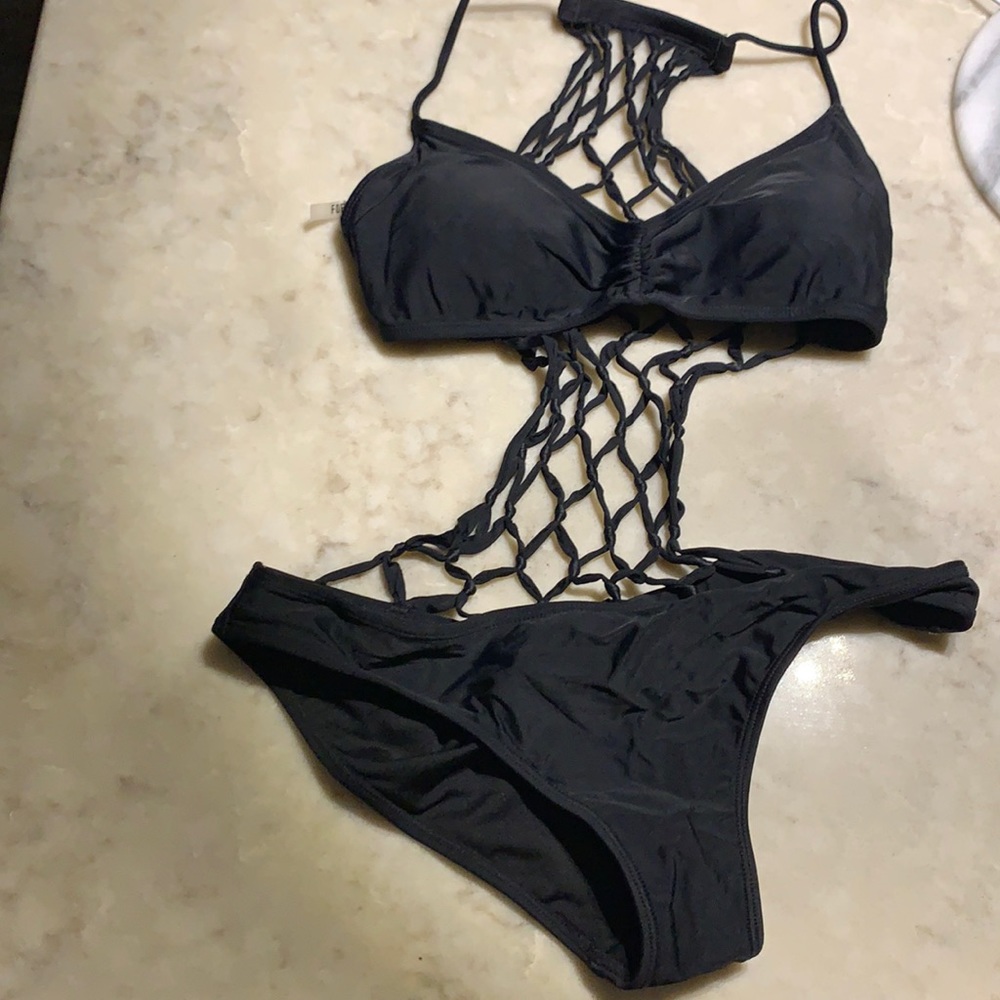 Black monokini